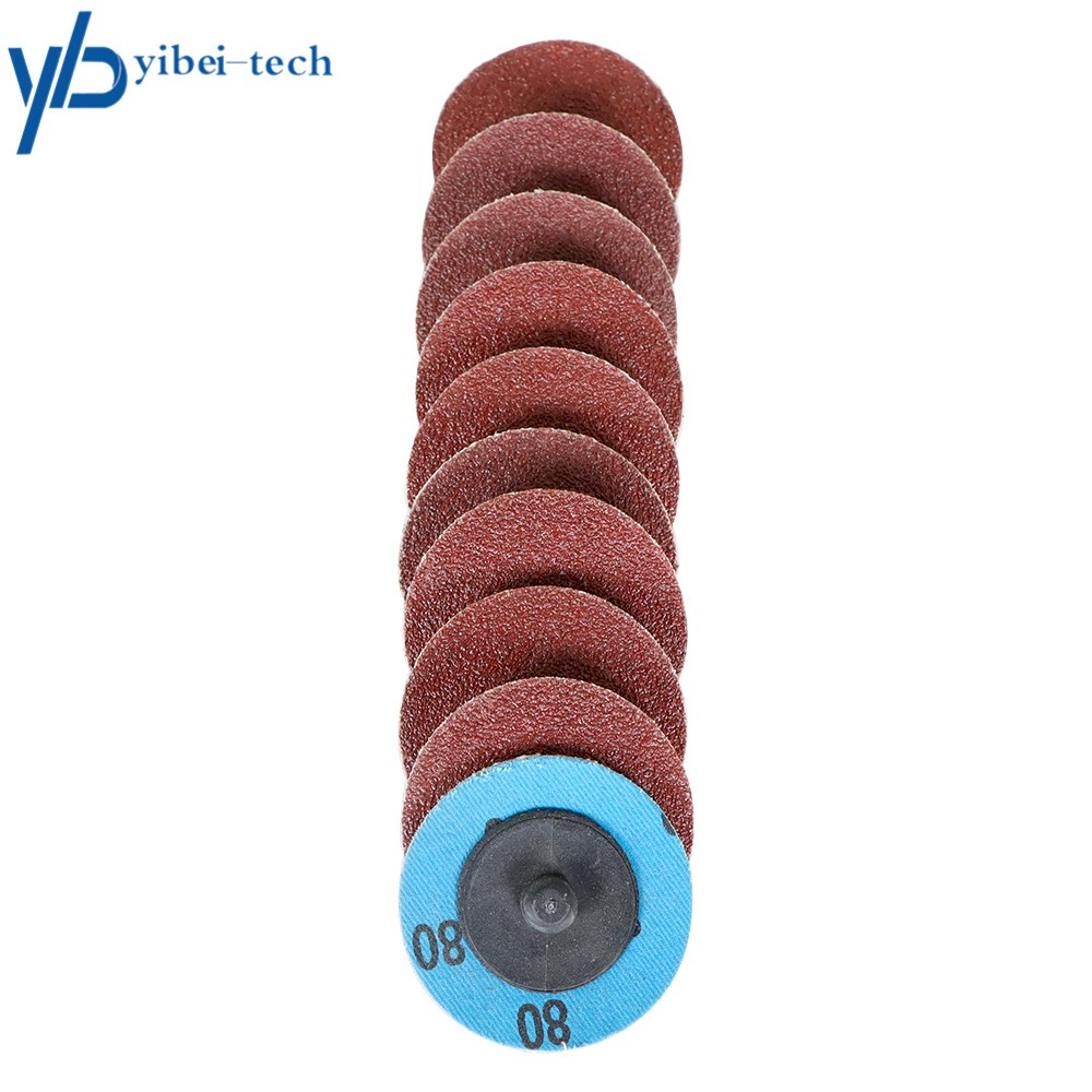 51× 2″ Roll Lock Die Grinder Quick Change Sanding Disc 36 60 80 120 240 Grit US
