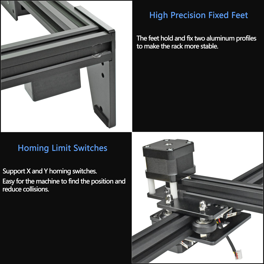 80W CNC Laser Engraver Cutting Machine Full Metal Large Frame Wood Router Tools