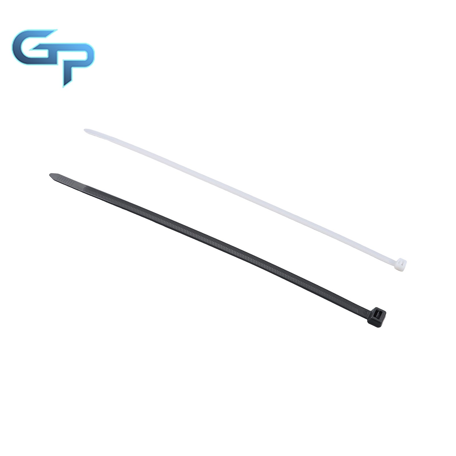 Heavy Duty Zip Ties 12″12″ V-Shaped Toothed 200lb Black White 100pcs Wide 0.13″