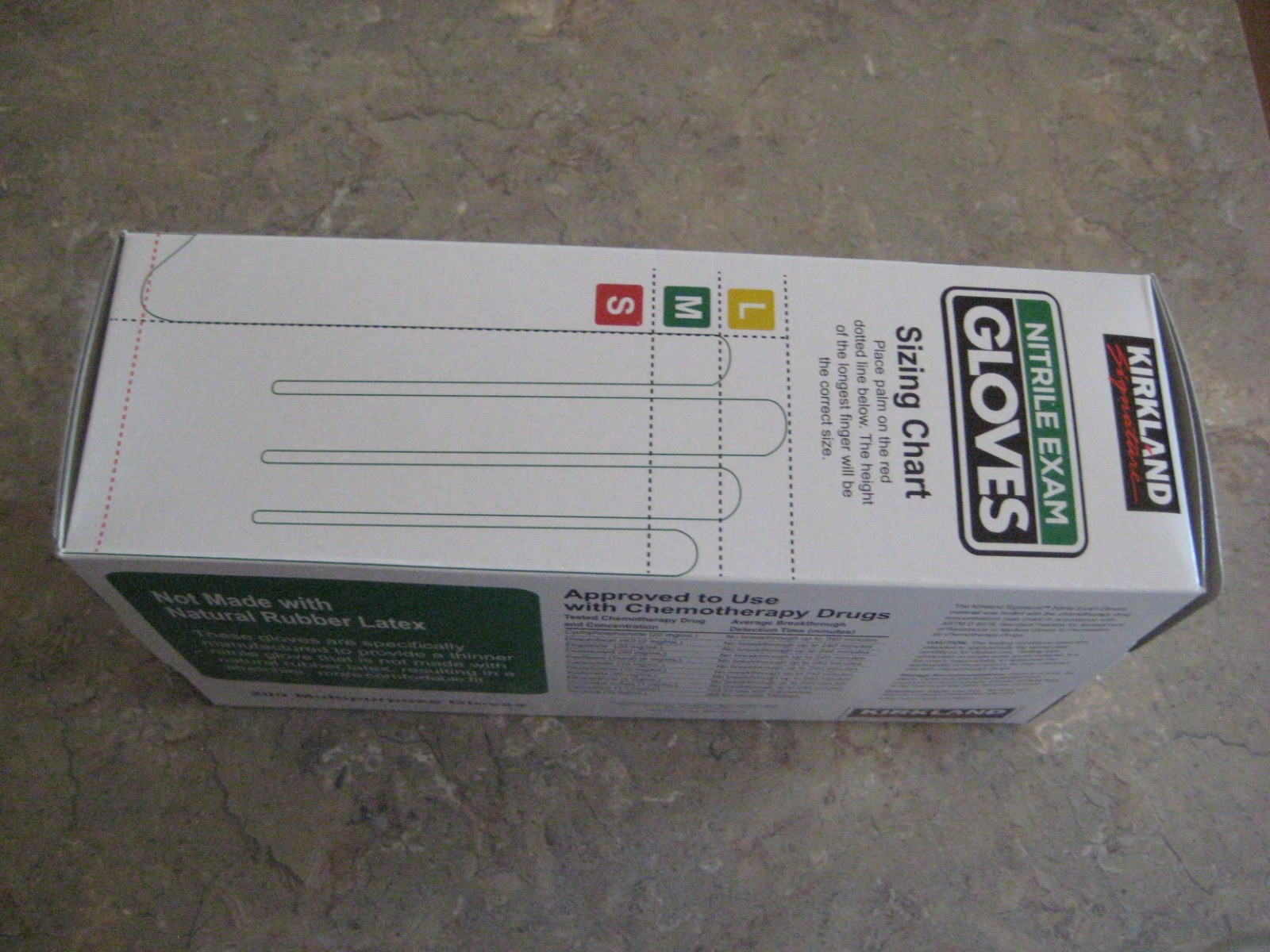 Kirkland Signature Nitrile Exam Gloves 200 Count in Box (Blue) Brand New