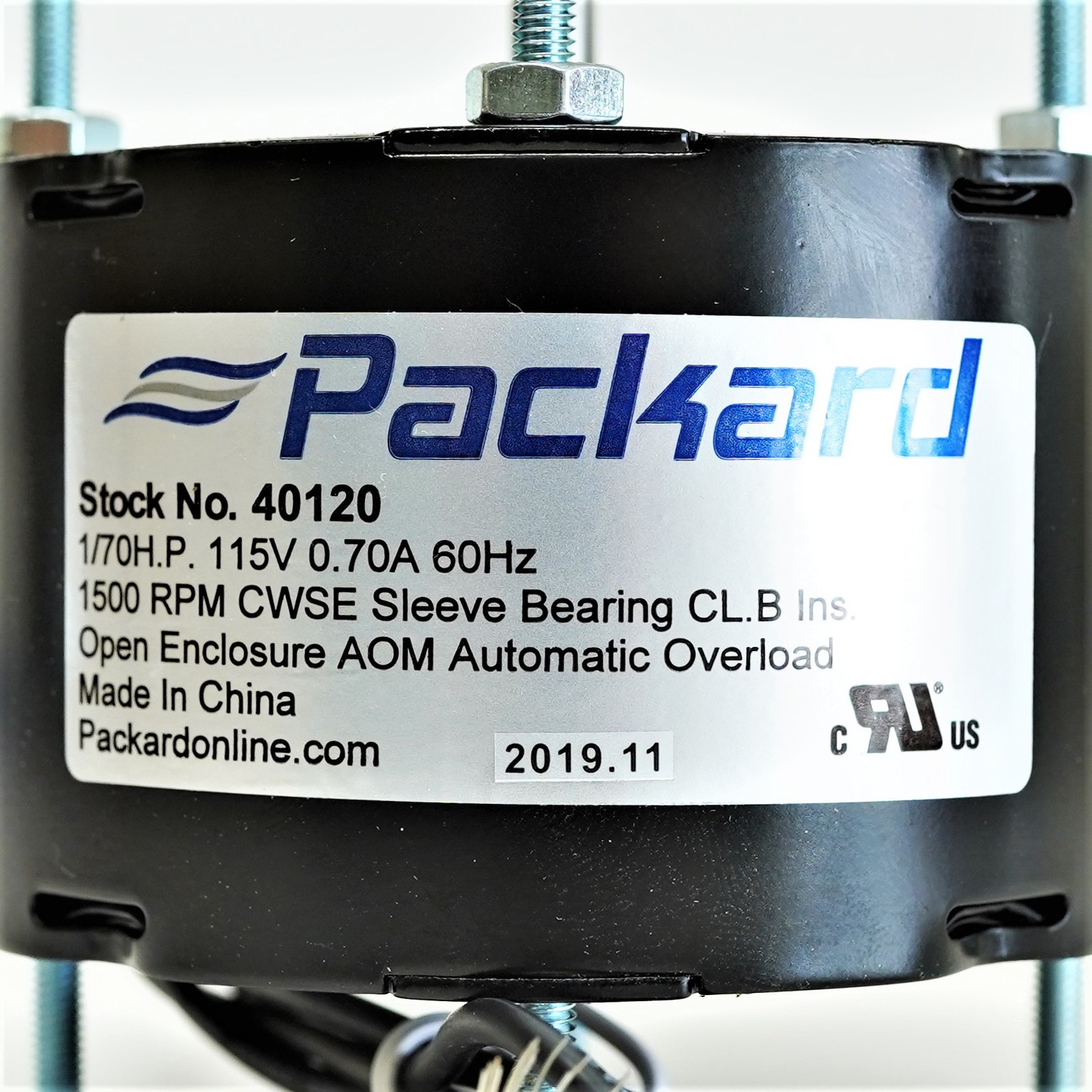 40120 3.3″ Motor 1/70 HP 1500 RPM 115 Volts CW Rotation Replaces Fasco D120 U-14