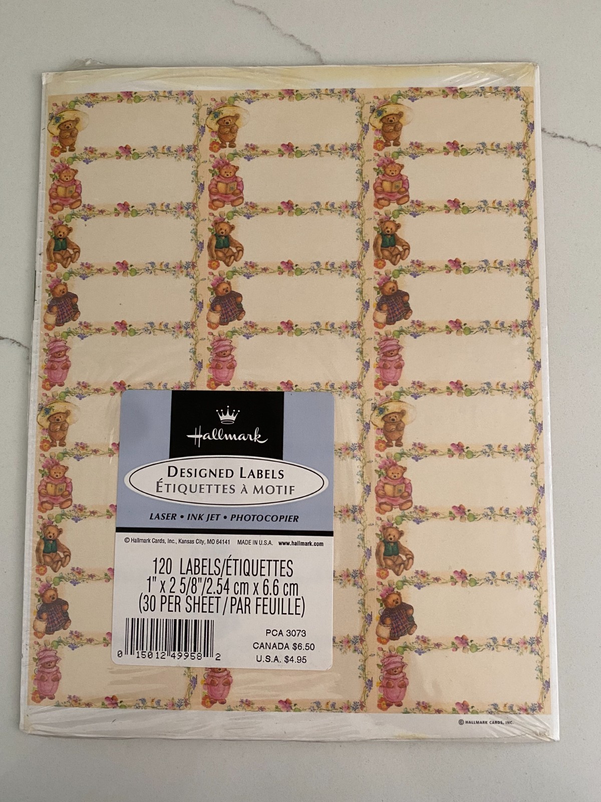New Vintage Hallmark Stickers Tags Address Labels Mary Hamilton Mary’s Bears
