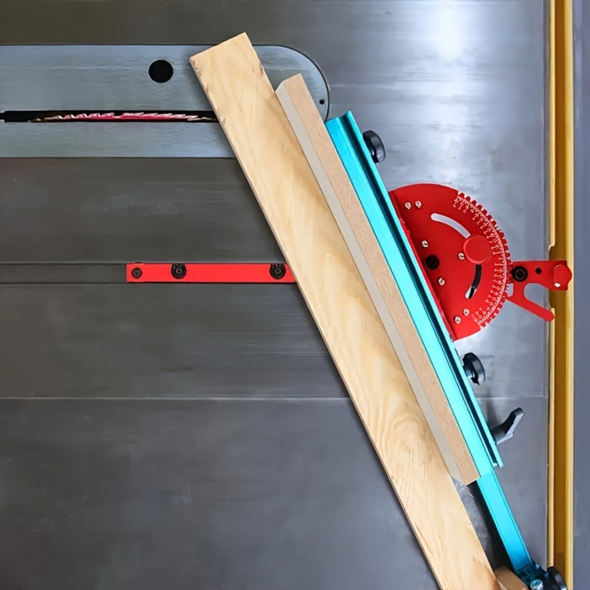 Heavy-Duty Miter Gauges 400mm Miter Gauges With A Track Stop System Guide Rails