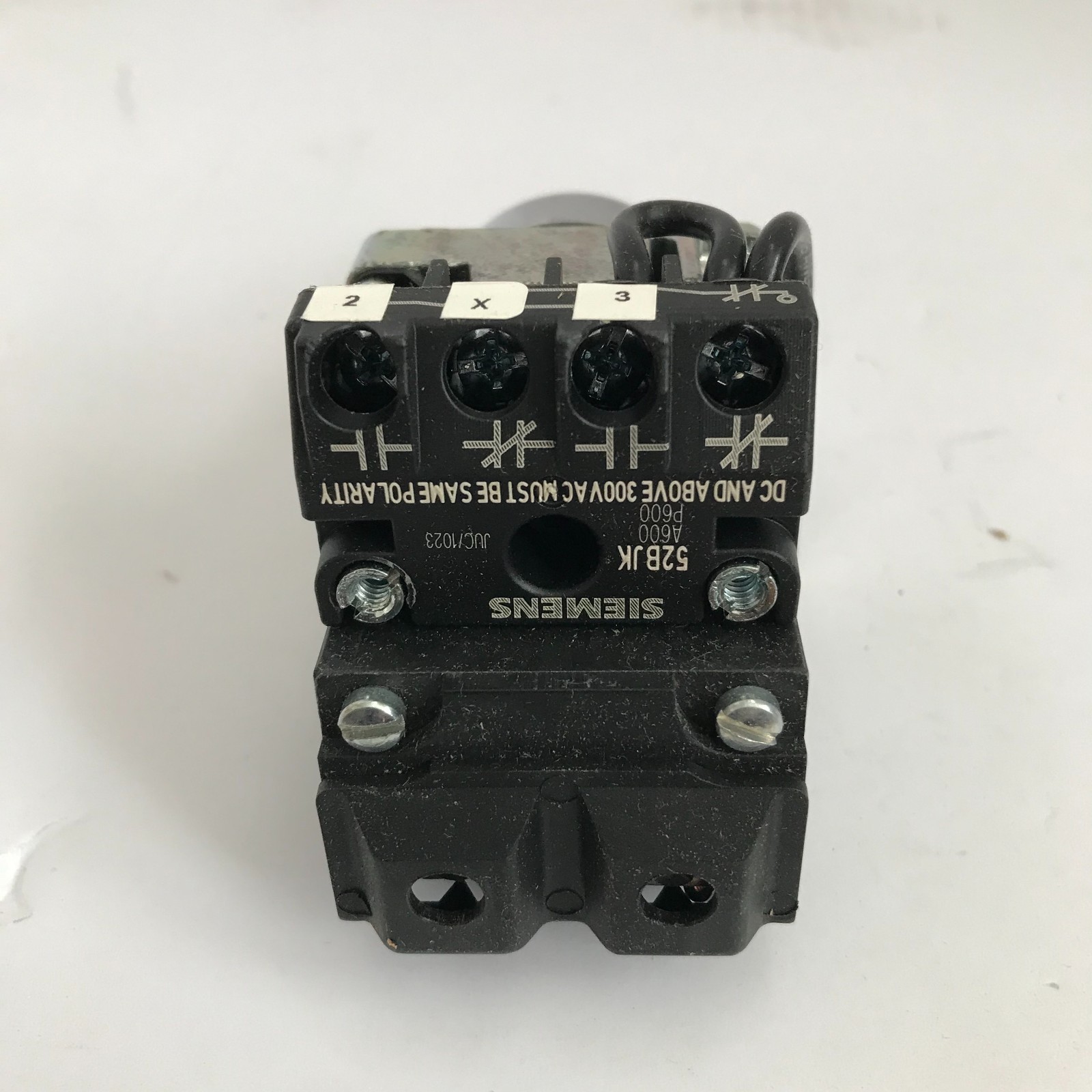 Siemens Push to Test Pilot Light Transformer Type, 120 Volts AC 52PT6GAA