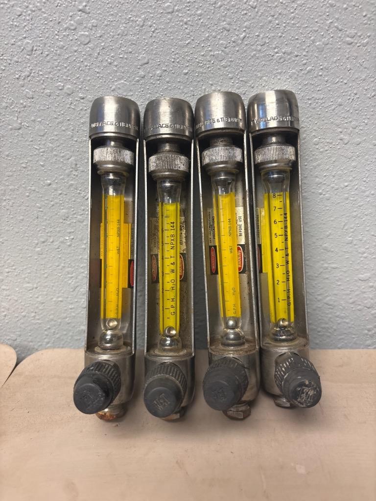 *Lot Of 4* Wallace & Tiernan Flow Meter L2099