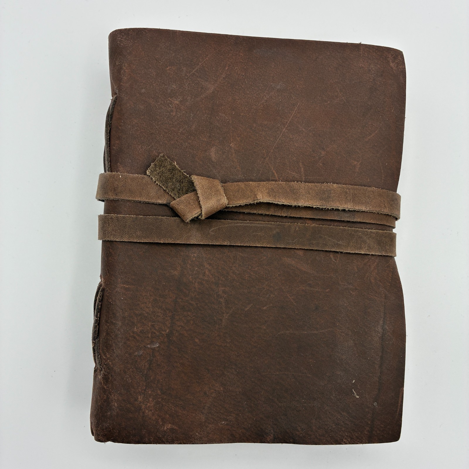 NEW Rustic Leather Bound Wrap Journal Book Handmade Paper Pages Blank