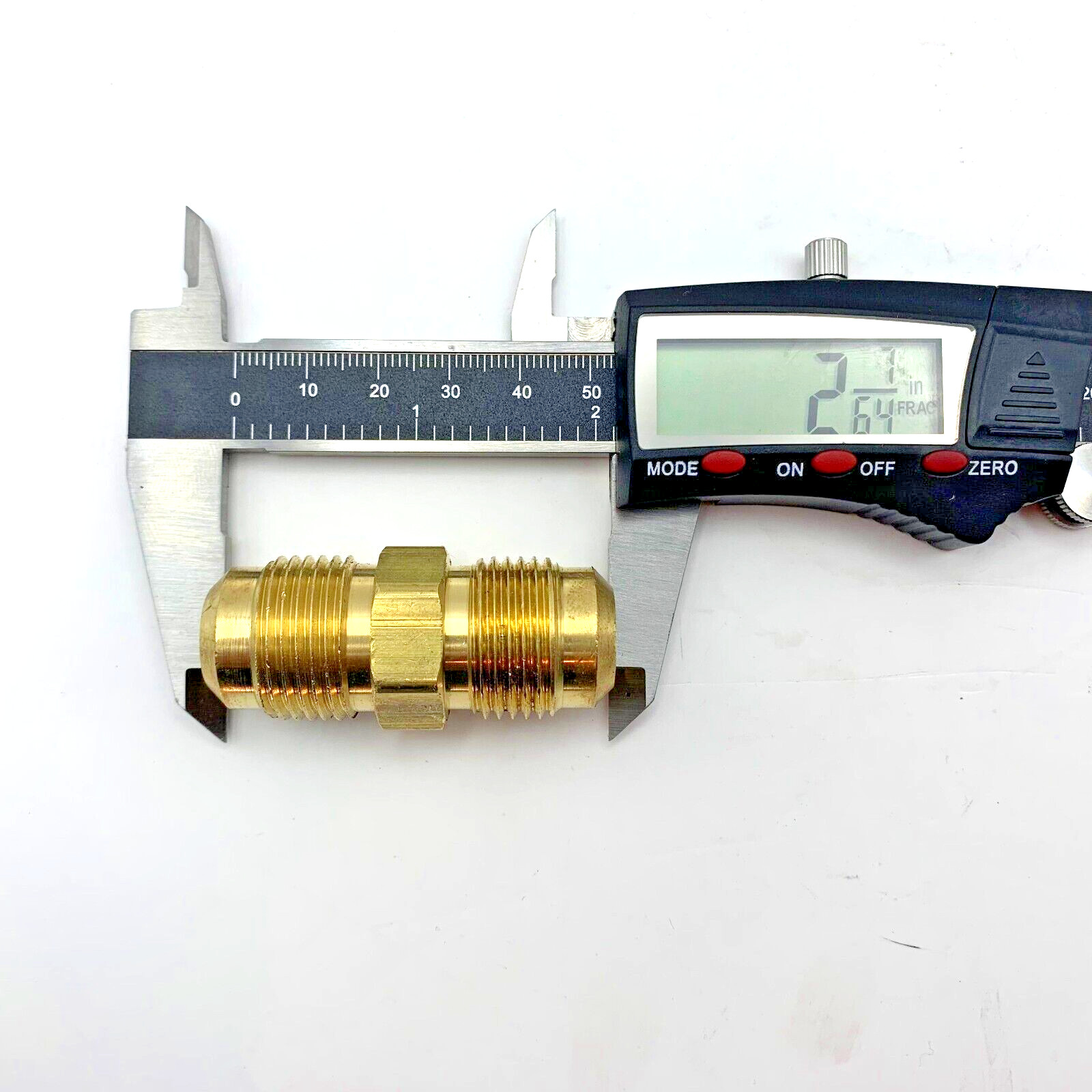 5/8″ Brass Straight Union 45-Degree Flare Fitting for Gas Propane