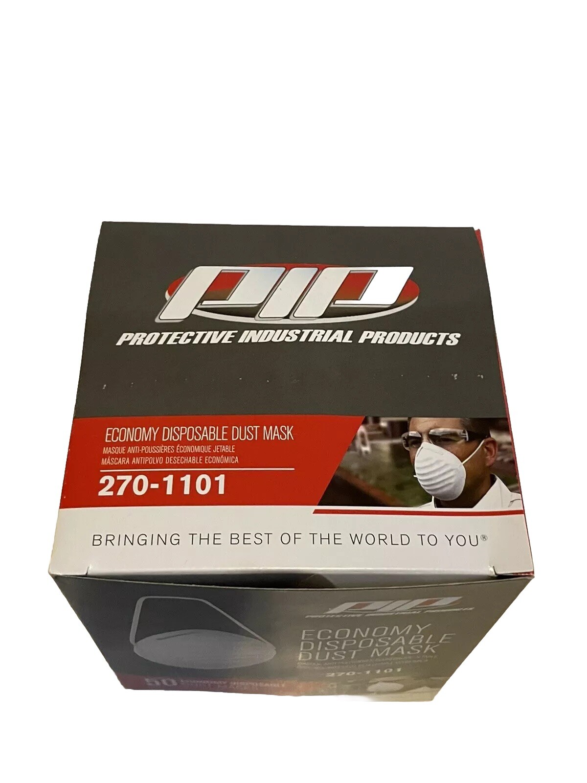 Protective Industrial Products 50 Economy Disposal Dust Masks ( NEW )