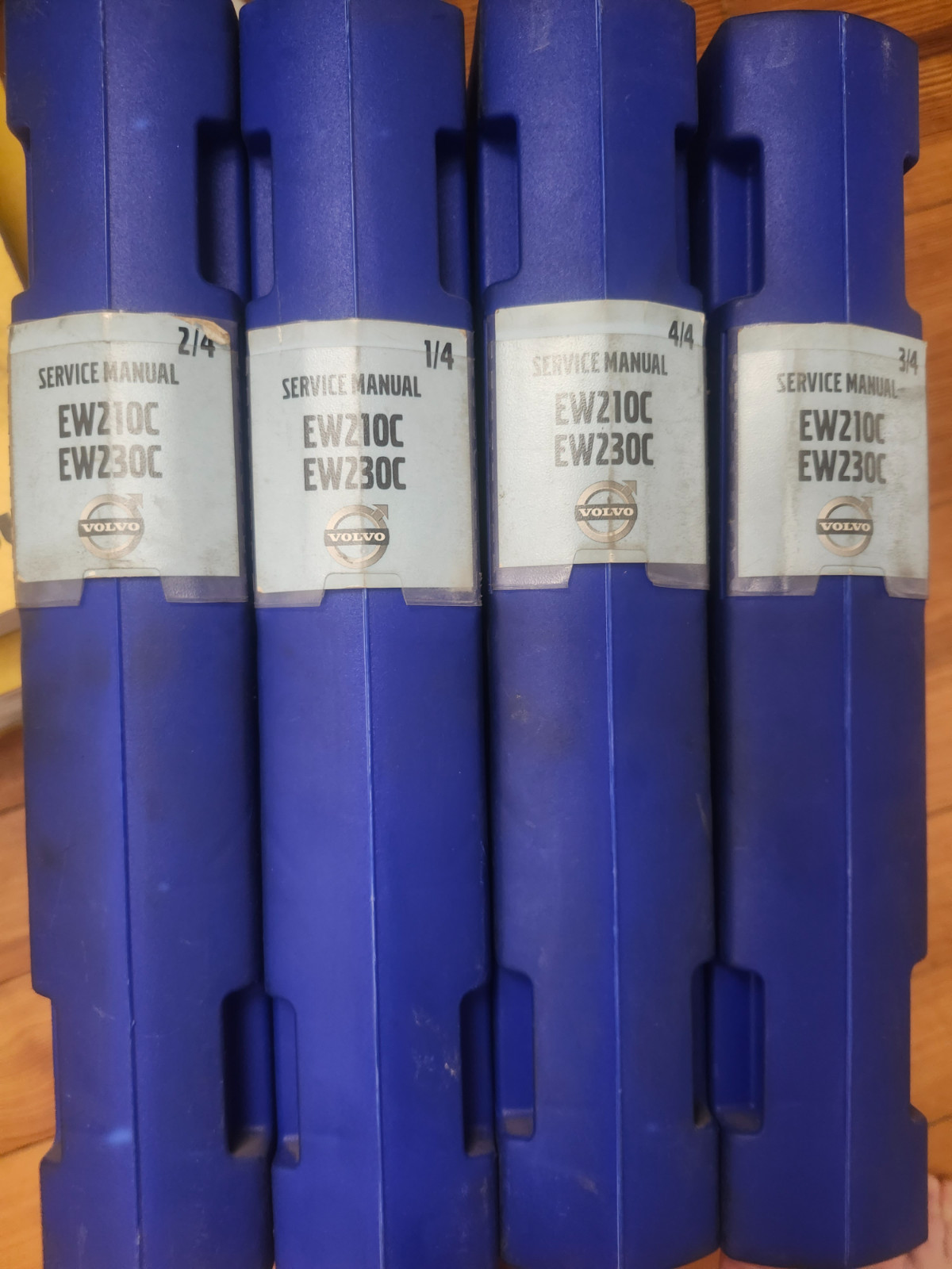 VOLVO EW210C EW230C Excavator Service Shop Repair Manual Book Set 1- 4