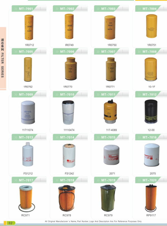 LF3934 LF16006 LF3959 P550909 BT7349 BT7181 OIL FILTER FOR PC200-7 PC200-8