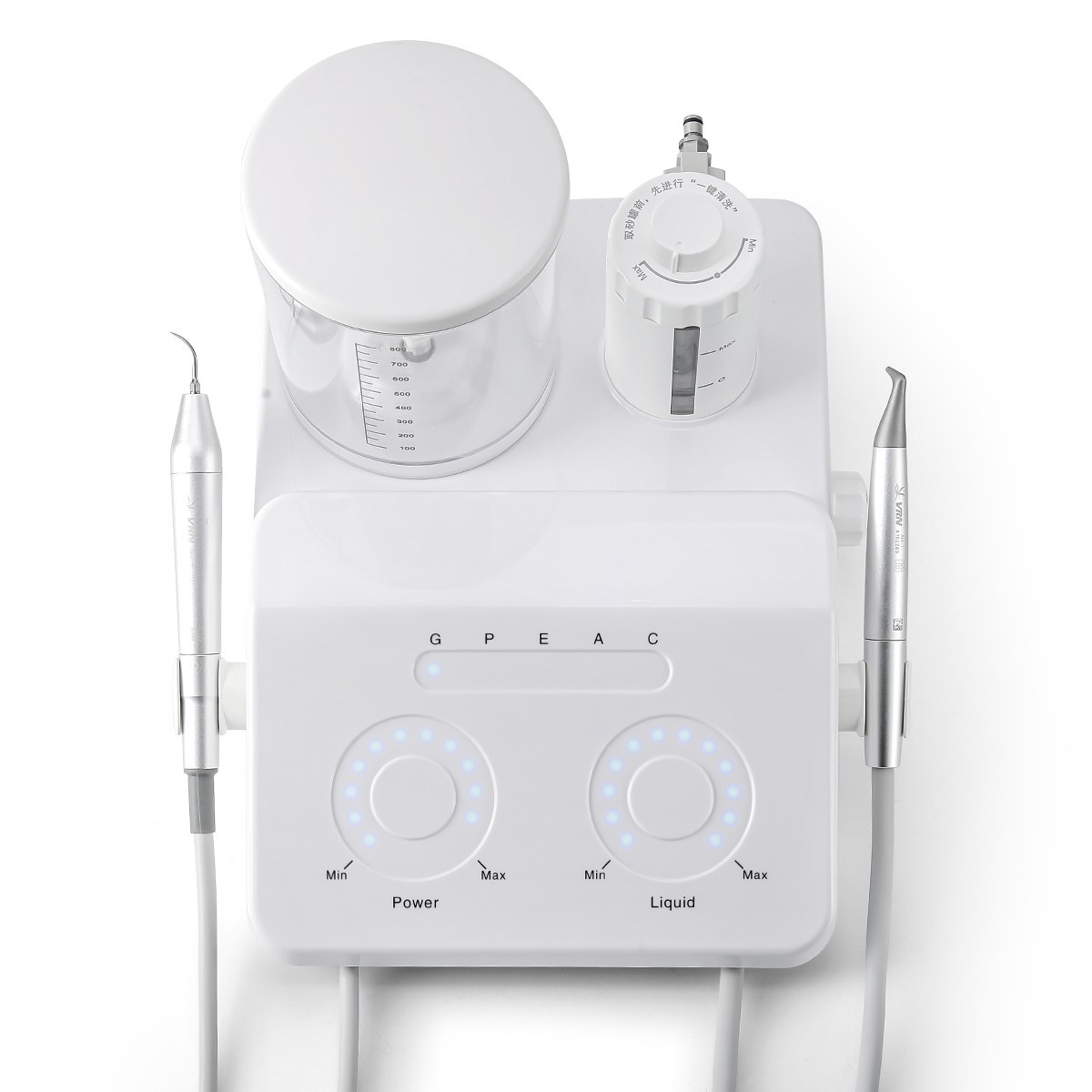 Dental Ultrasonic Scaler 30kHz Wireless Foot Switch Touch Panel Auto Tuning
