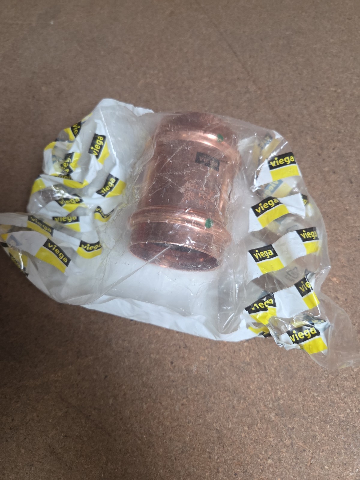 2″ Viega ProPress Copper SLIP Coupling 2″x2″ No-Stop P1xP2 78197 Pro Press