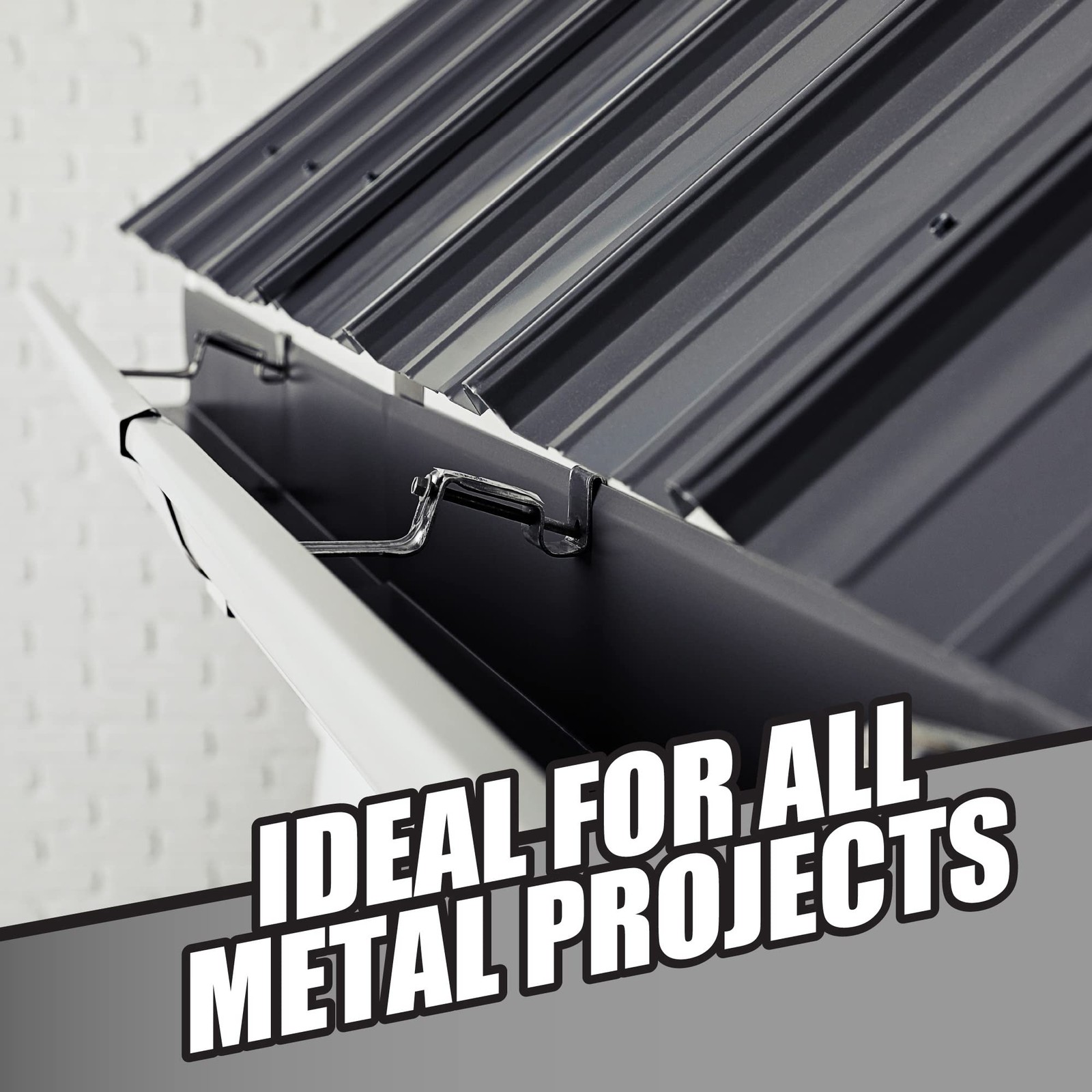 61121 Metal Roof Sealant Cartridge, 10.1 oz., Black