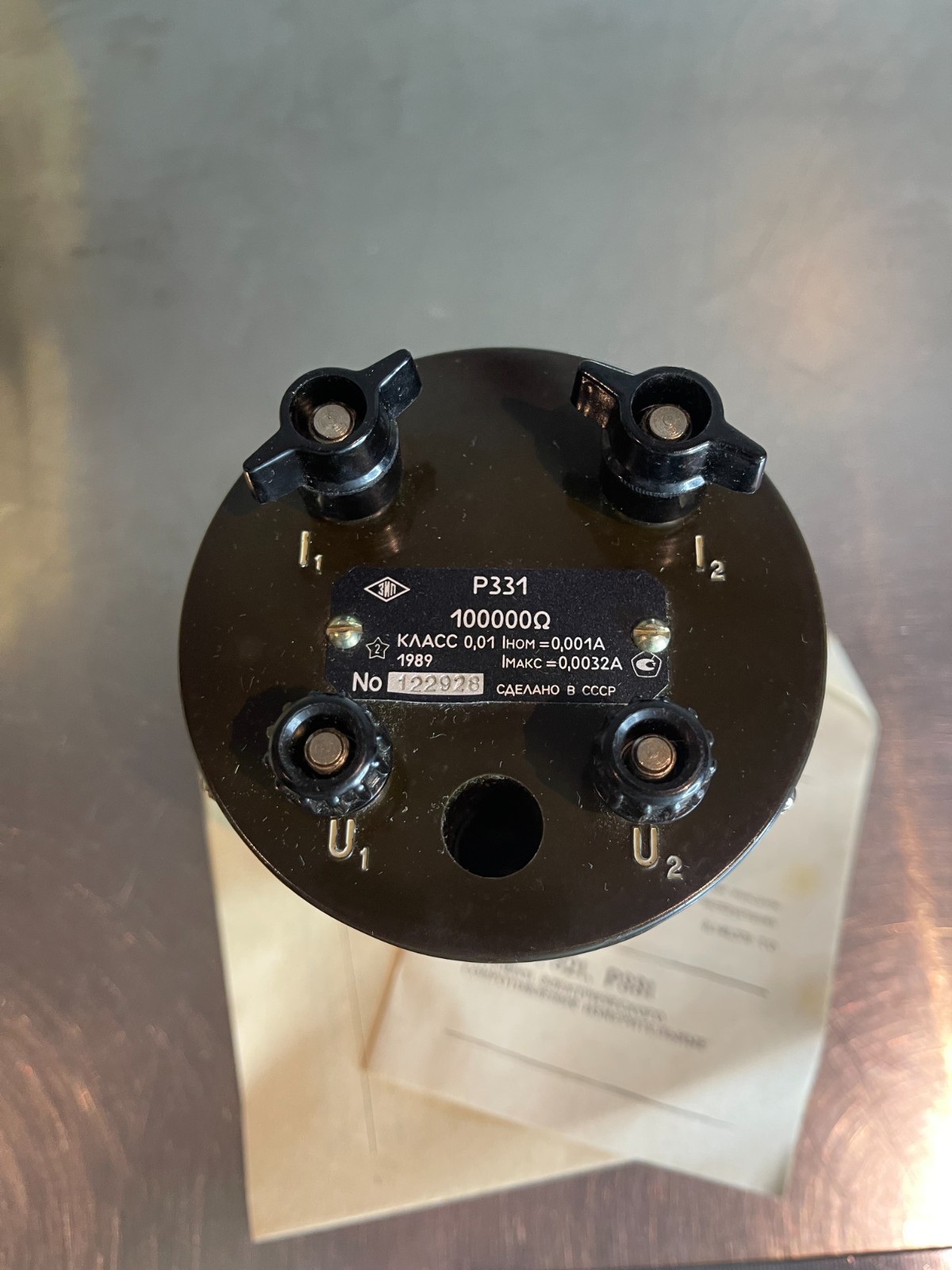 100000 Ohm 100 kOhm Ω Resistance Standard Resistor Calibrator Accuracy 0.01% NEW