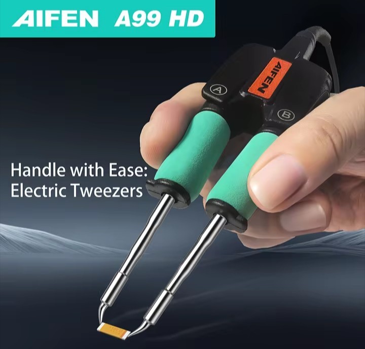 AIFEN–A99 HD Precision Tweezers With 210/245 Soldering Station FULL SET