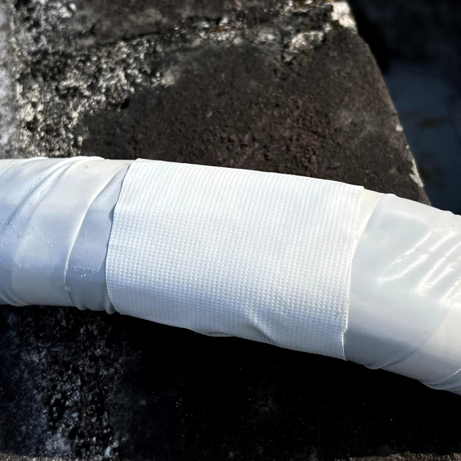 White Repair Tape – 8″ X 30 Feet Tent Repair Tape RV Awning Strong Adhesive Wate