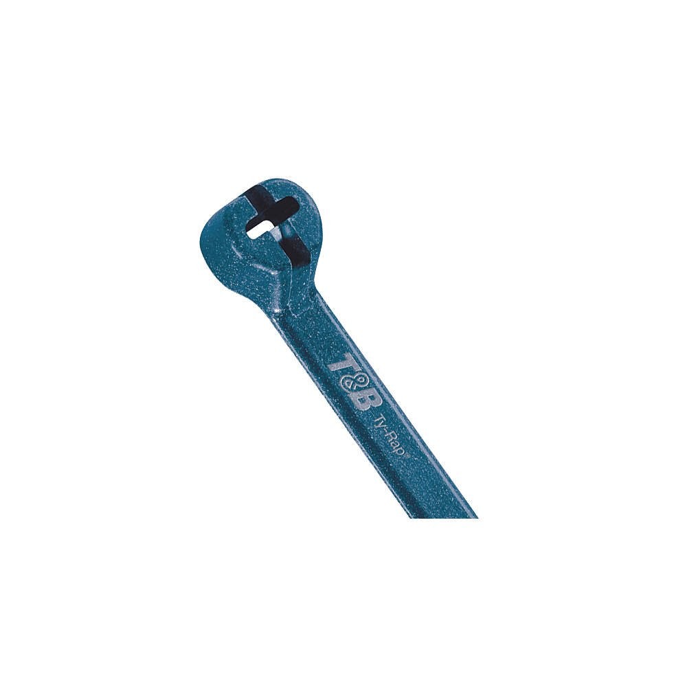 Ty-Rap Cable Tie, 14 in L, 4 Max Bundle Dia., Blue, Nylon 6/6, 50 lb Blue