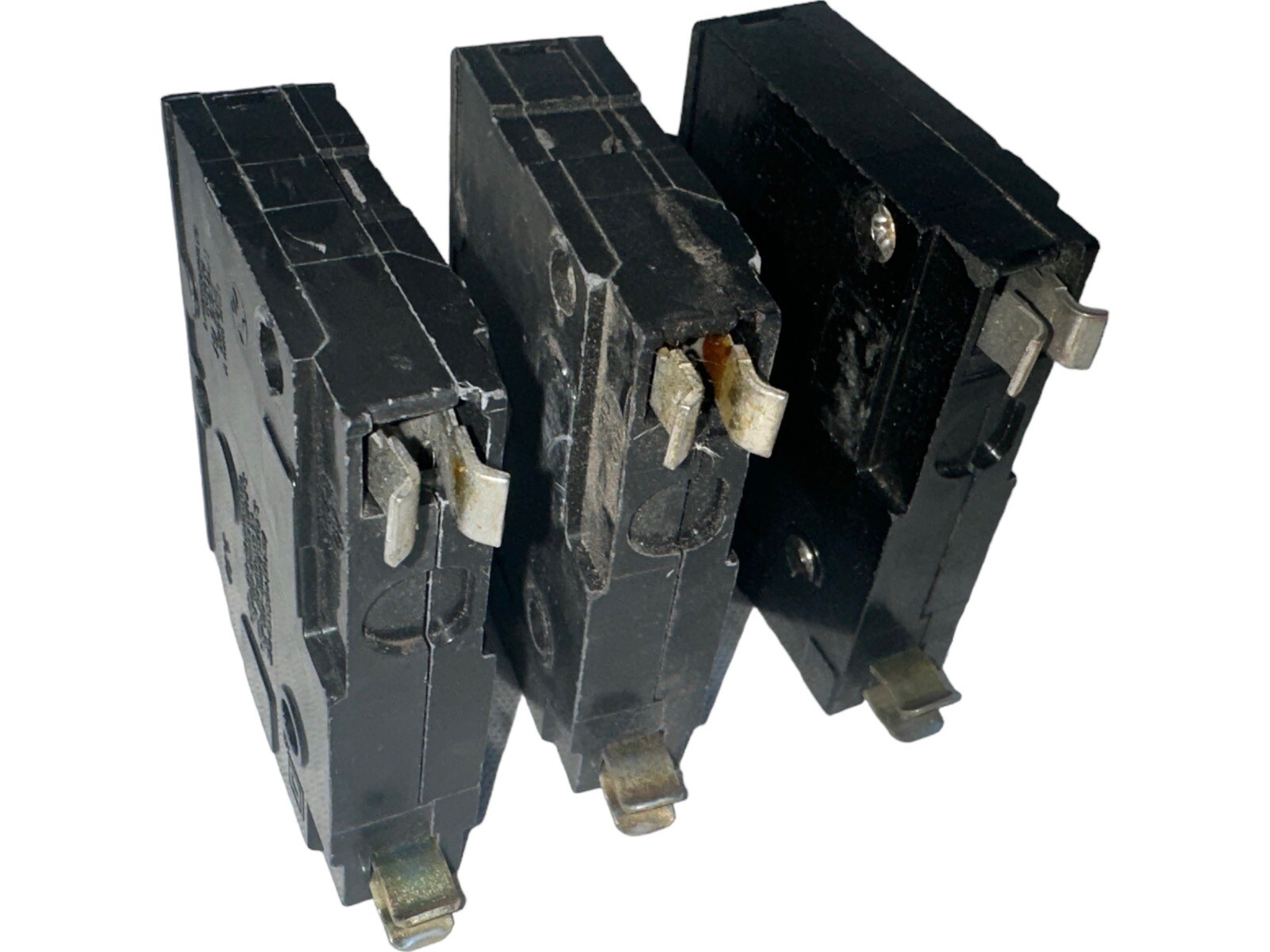 Square D QO 30A Circuit Breaker Lot of 3 QO130 1 Pole 120/240V Plug-In