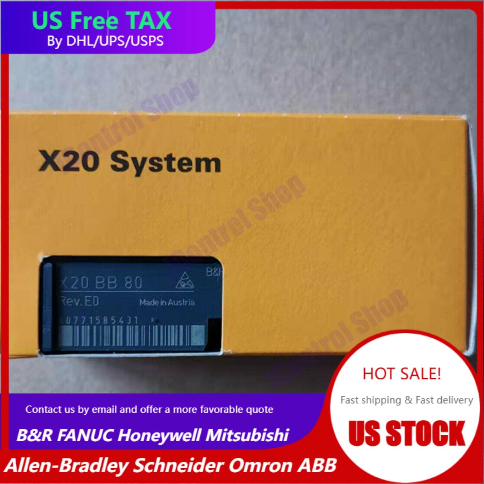 1PC B&R X20BB80 PLC Module X20 BB 80 NEW In Box Expedited Shipping