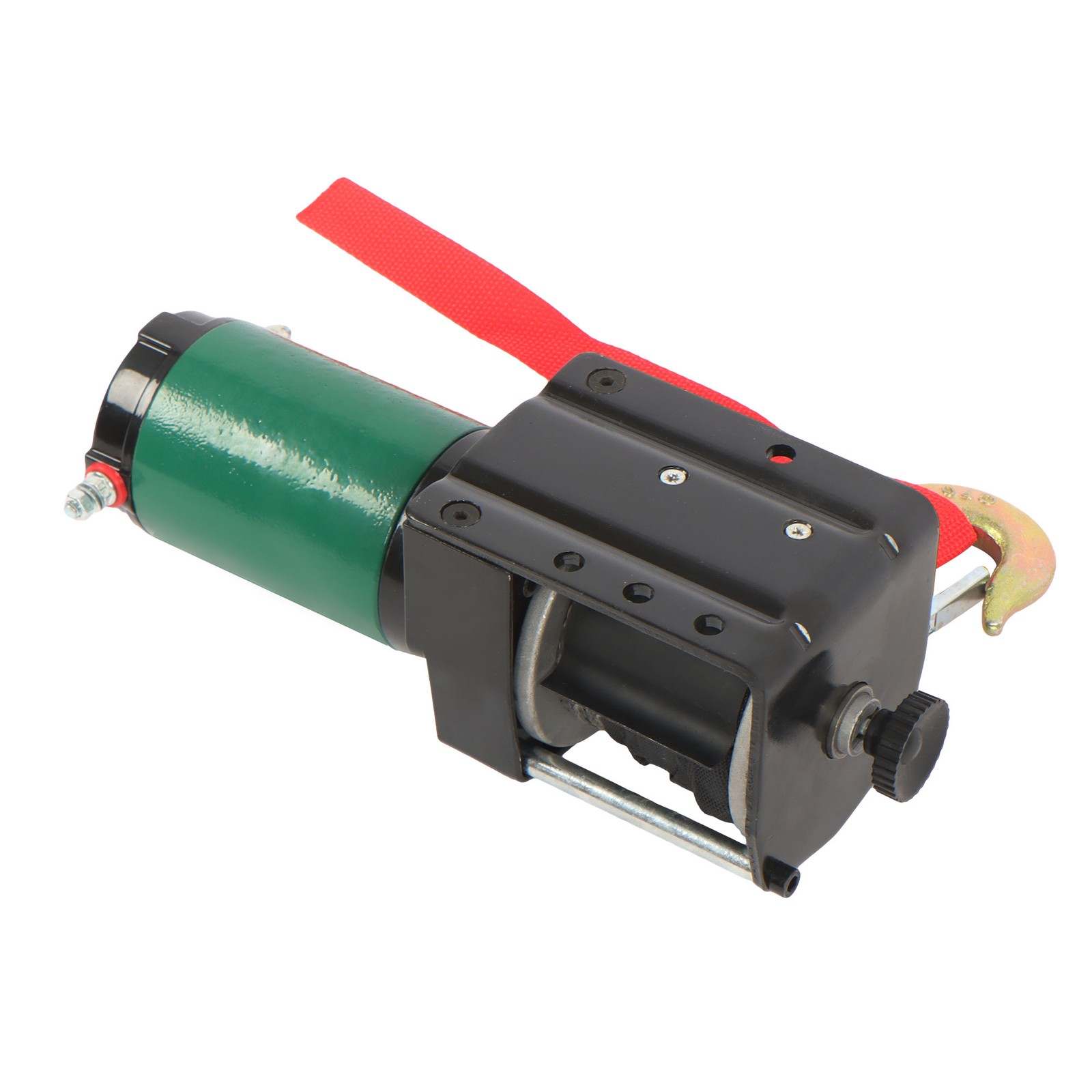 Electric Winch 3000 lbs 12VDC/1.3HP Synthetic Rope for Towing ATV/UTV 1/4″ Hook