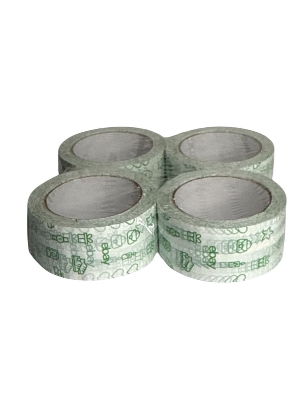 Original eBay Holiday Edition Packaging Shipping Tape 2″ x 75 Yd 12 Rolls