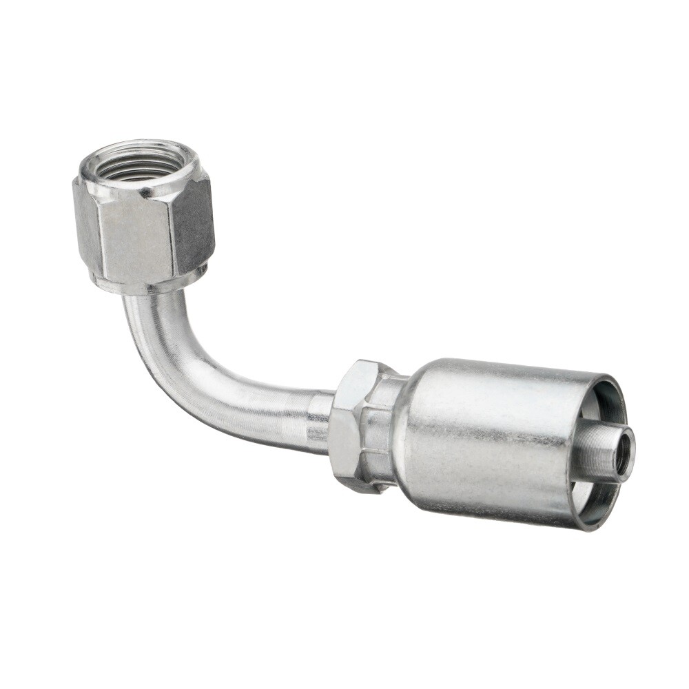 NEW 10x 13943 6-6 PK STYLE HYDRAULIC HOSE FITTINGS 3/8″ Hose 3/8″ FJIC 90 Degree