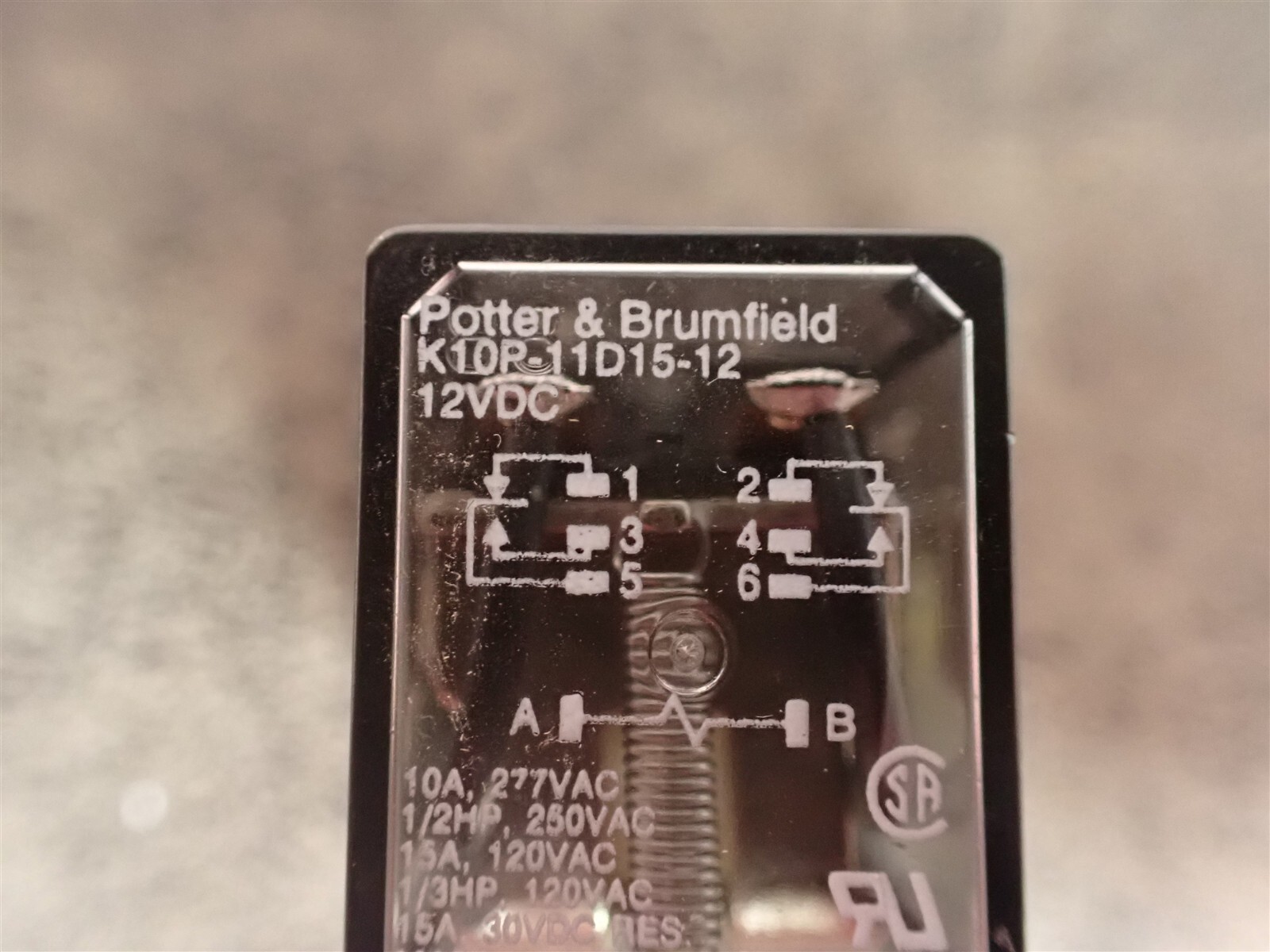 NEW Potter & Brumfield K10P-11D15-12 General Purpose Plug-In Relay 12VDC (BN412)
