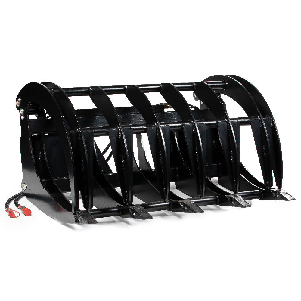 Titan Attachments Extreme Skid Steer Root Grapple Rake Attachment 60″ Universal