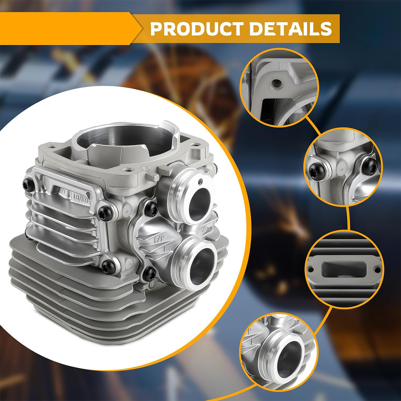 50mm Cylinder Piston 4238 020 1202 For Stihl TS410 TS420 TS 410 420 Cut-Off Saw