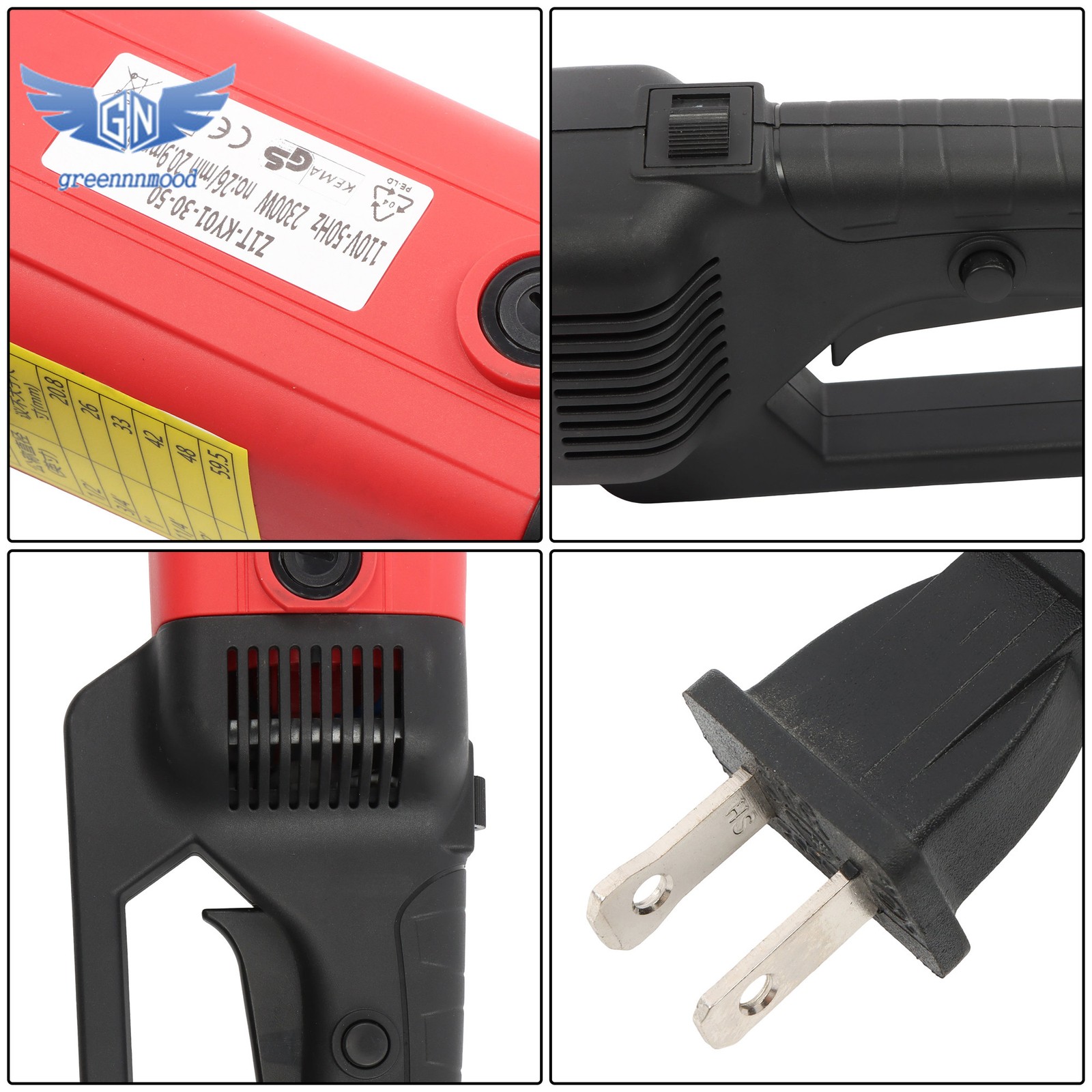 Electric Pipe Threader, 2300W Pipe Threading Machine with 4 Dies 1/2″ – 1 1/4″