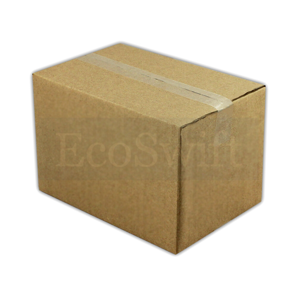 1-Box 8x6x6 EcoSwift Cardboard Packing Moving Shipping Box Corrugated Carton