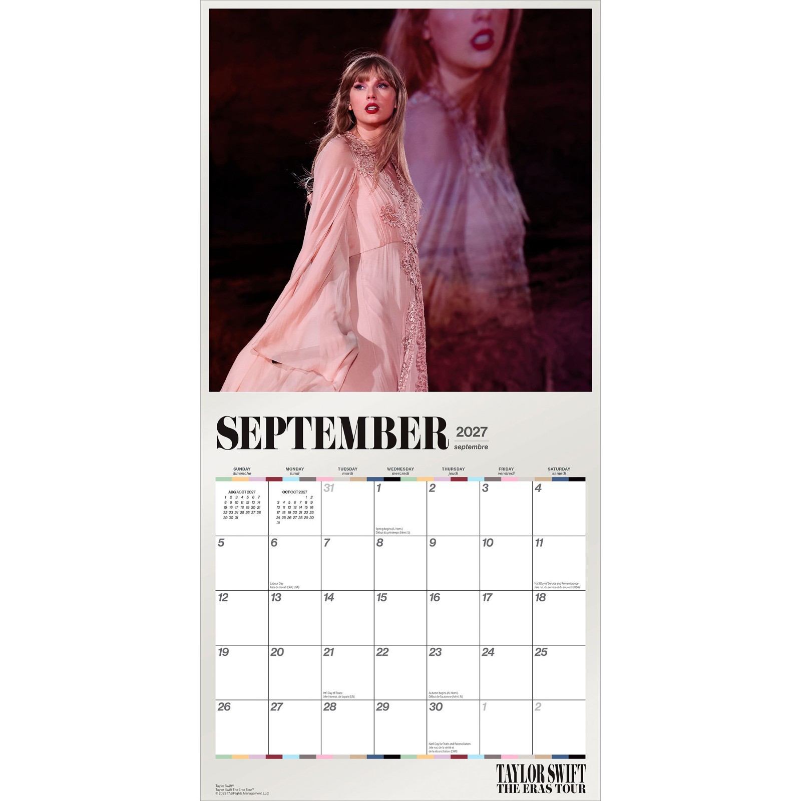 Taylor Swift OFFICIAL | 2027 12×24″ (Hanging) Monthly Square Wall Calendar