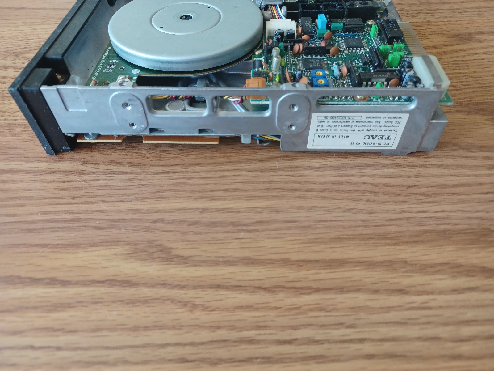 TEAC FD-55GFV-17-U 5.25 Floppy Drive Vintage HTF ITEM Parts Or Repair
