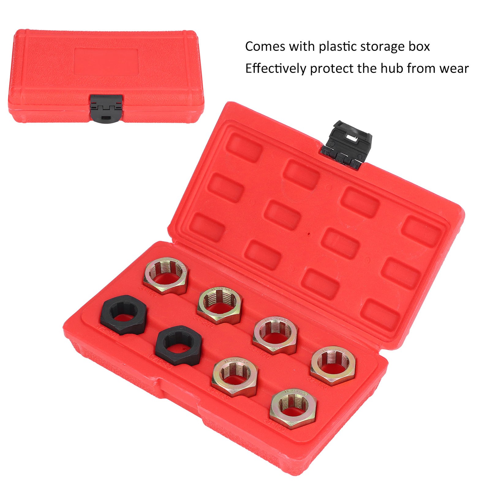 Axle Spindle Rethreading Tool Set Multiple Specification Thread Repairing