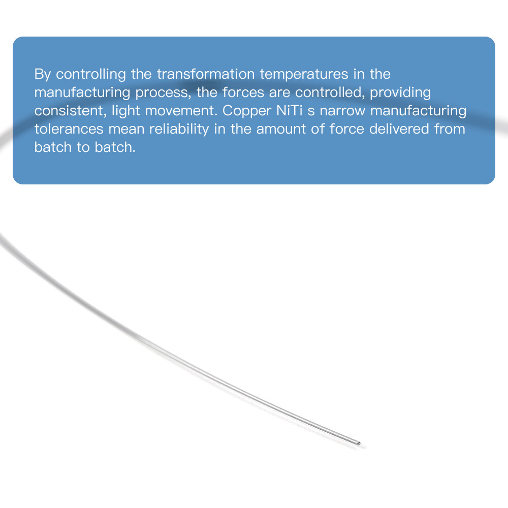 Dental Orthodontic Copper Cu-Niti Wires Arch Wires Rectangular Round Damon Stop
