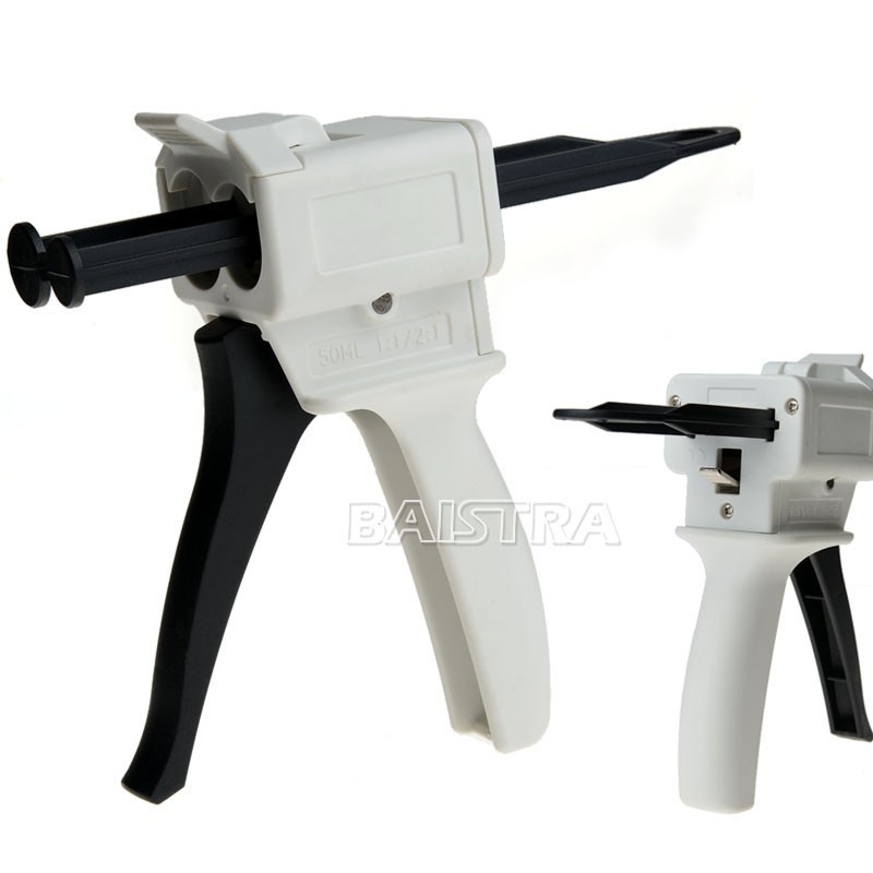 Dental Impression Universal Cartridge Dispenser Delivery Gun 4:1 10:1 / 1:1 2:1
