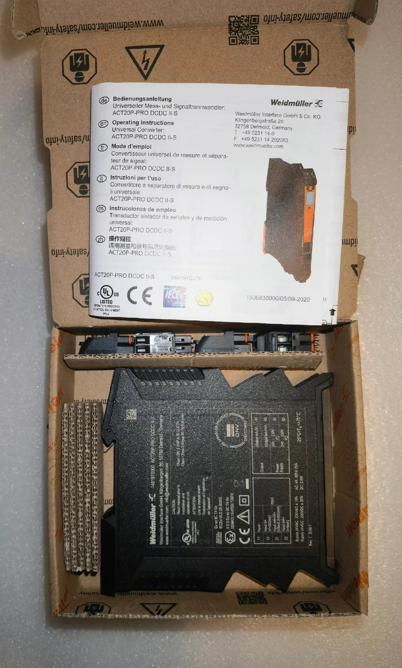 1481970000 NEW Weidmuller Isolator ACT20P-PRO DCDC II-S US Free tax
