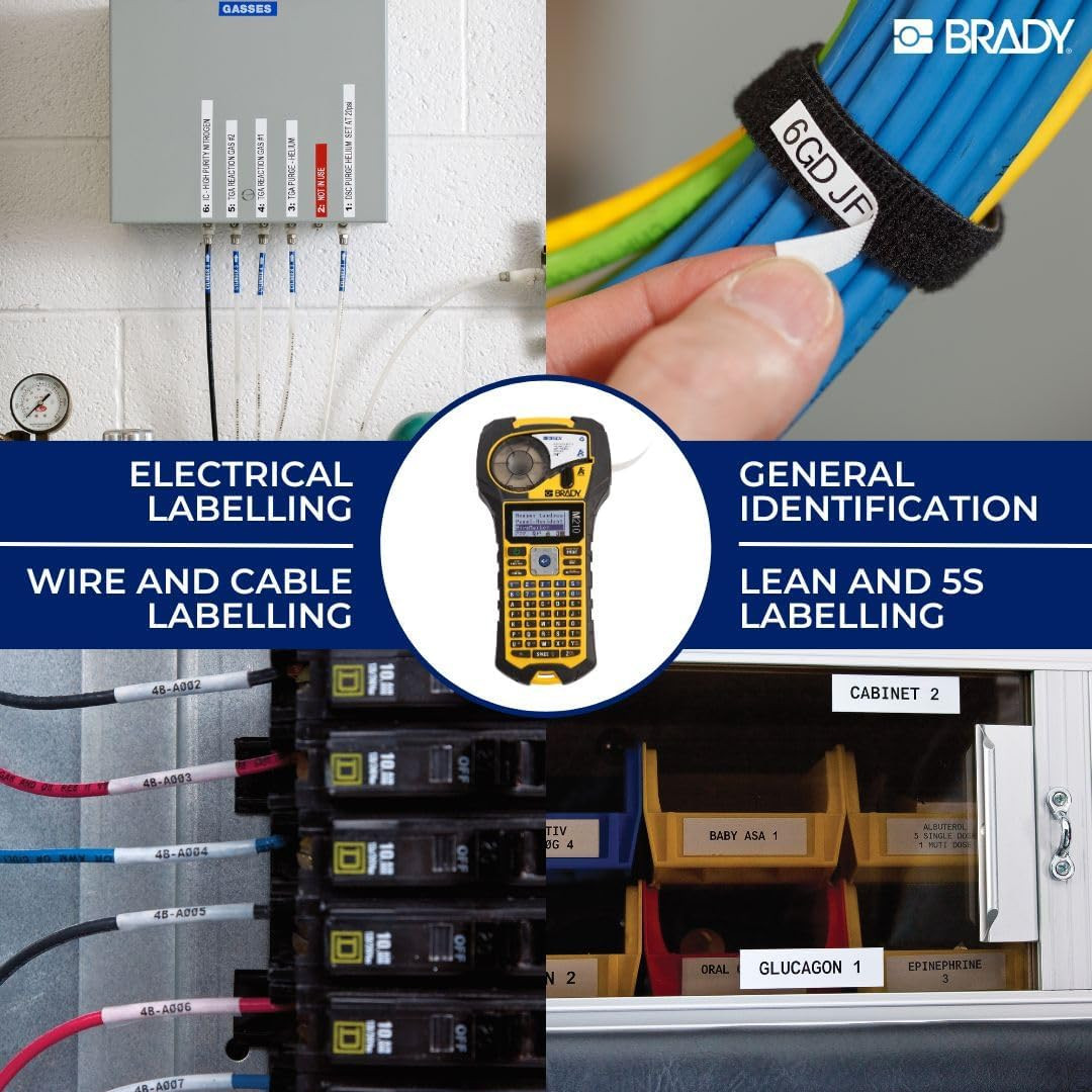 Industrial Label Maker QR DataMatrix UPC Codes & MIL-STD Drop Protection