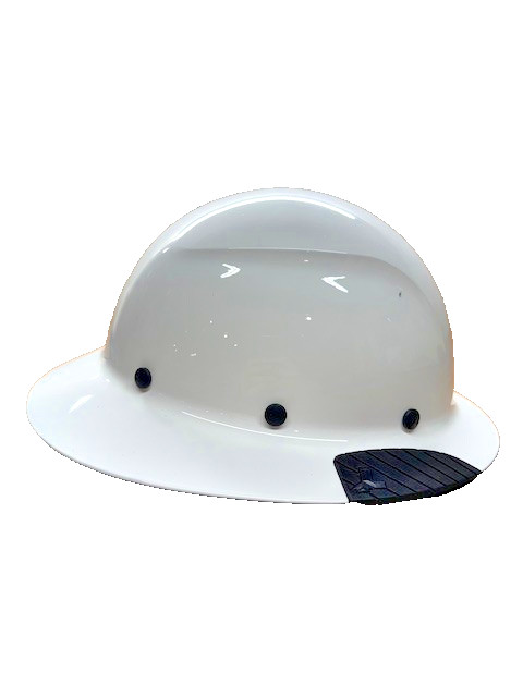 LIFT Safety HARD HAT, NEW! HDF-15WG DAX WHITE, Full Brim w/ Ratchet Suspension