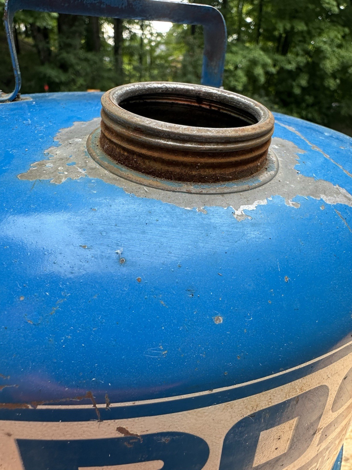 Vintage CRAFTSMAN SEARS Vented PRE-BAN Kerosene Metal CAN 5 1/4 Gal MADE IN USA
