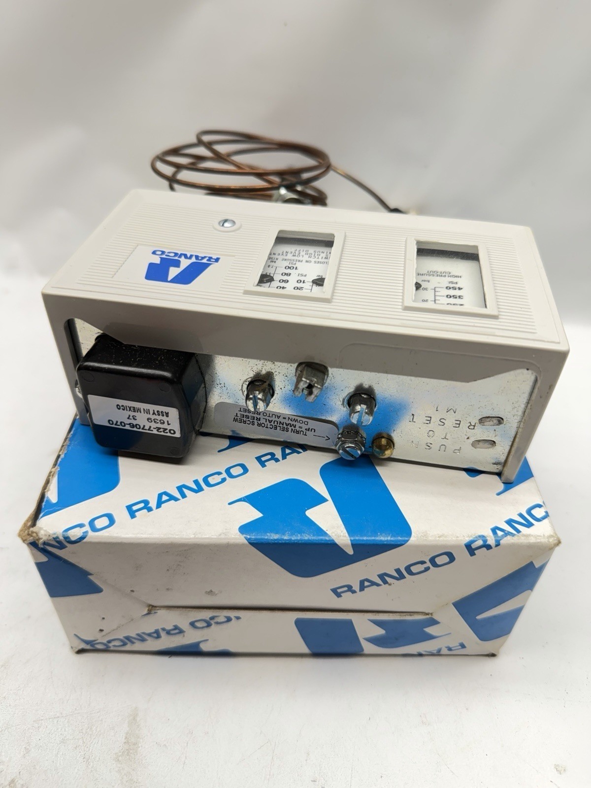 Ranco 022-7706 Dual Function Pressure Refrigeration Control O22-7706