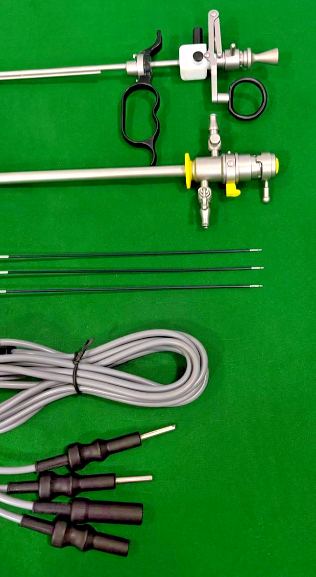 Hysteroscopy Resectoscope TURP Working Element Bipolar Passive Set 26FR Reusable