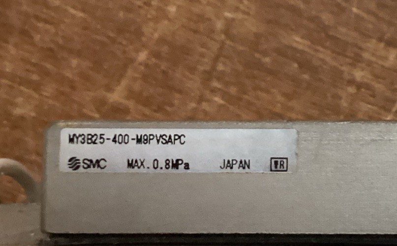 SMC MY3B25-400-M9PVSAPC PNEUMATIC RODLESS CYLINDER MAX.0.8MPa