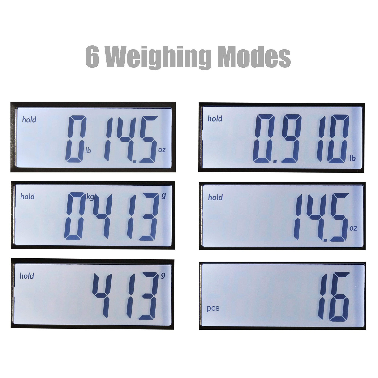 Horizon SF-550 55 LB x 0.1 OZ Digital Postal Shipping Scale with Counting Fun…