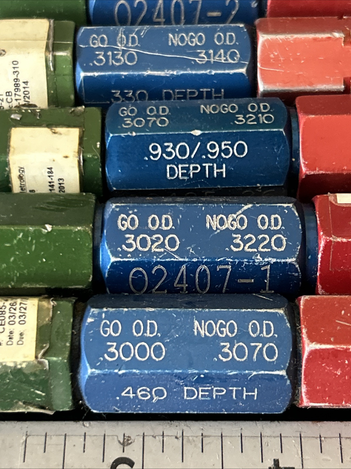 [LOT OF 11!] ATLAS 0.3000-0.4000 Go / No-Go OD Gages (Mixed Lot) _FAST SHIPPING!