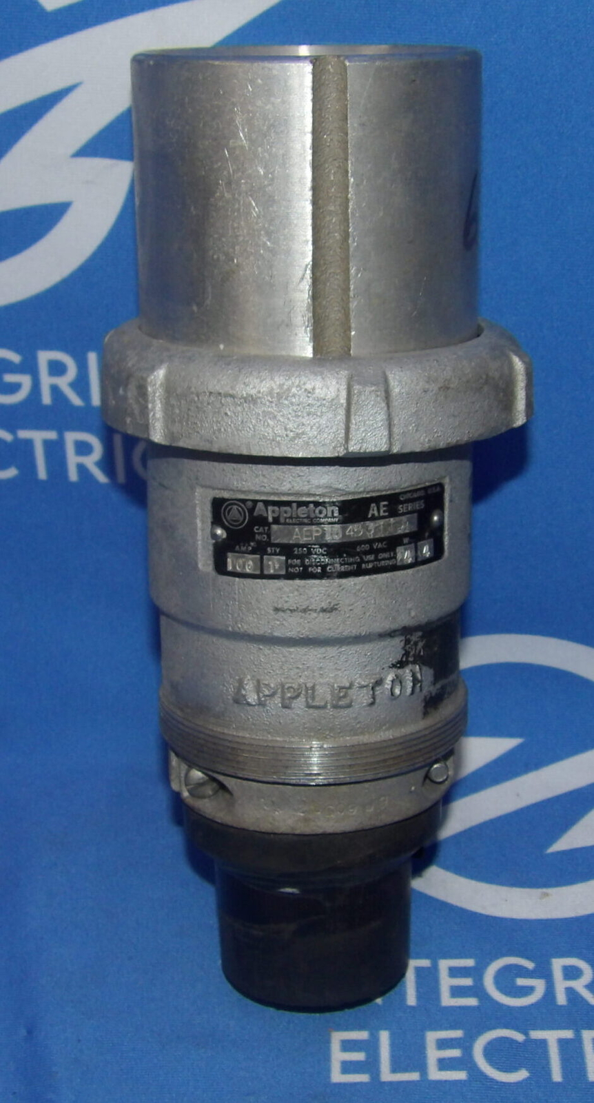 Appleton AE Series AEP10453 100a 3ph 4w Plug Receptacle + 1 Year Warranty