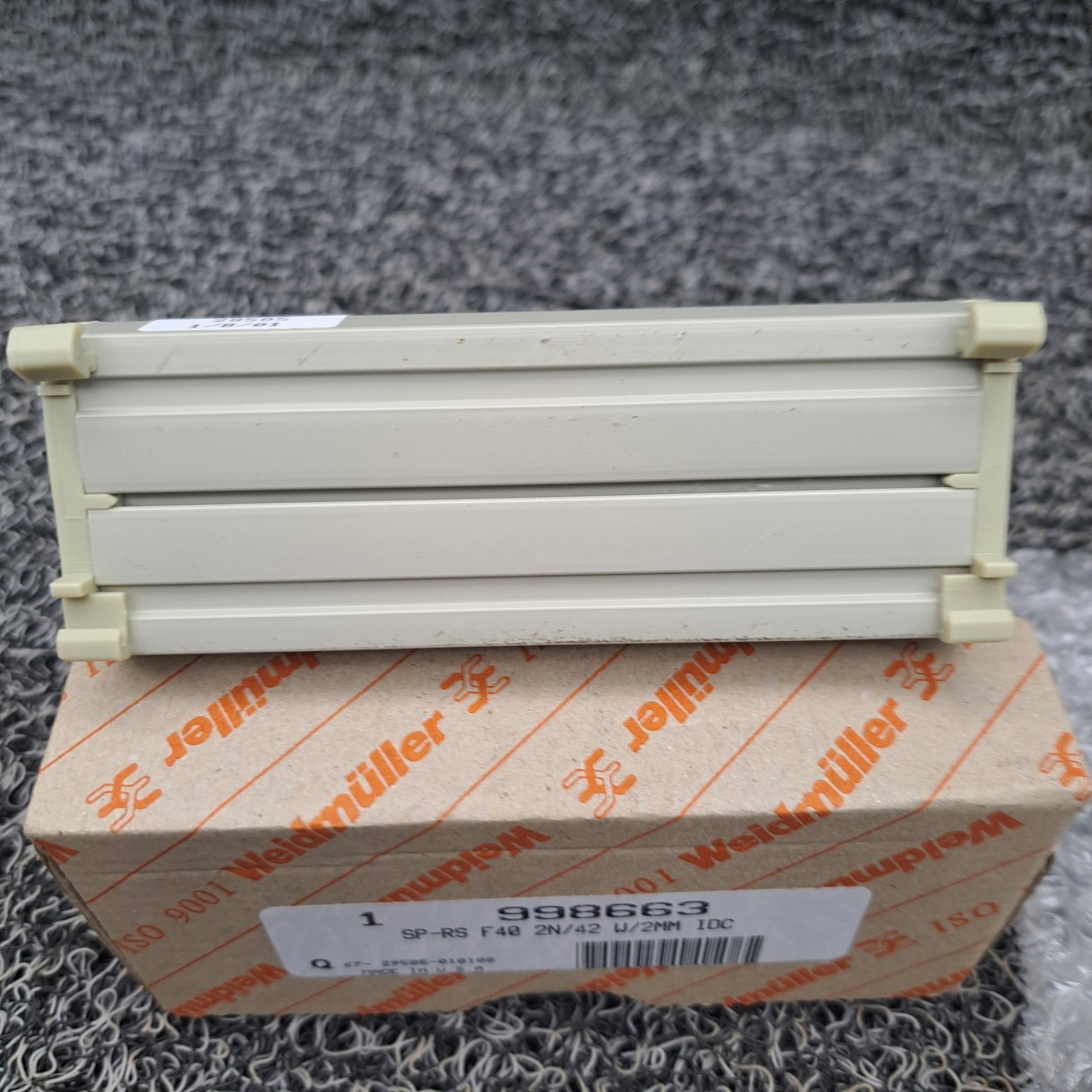 Weidmuller 998663. SP-RS F40 2N/42 W/2MM IDC Active Interface Adapter Block