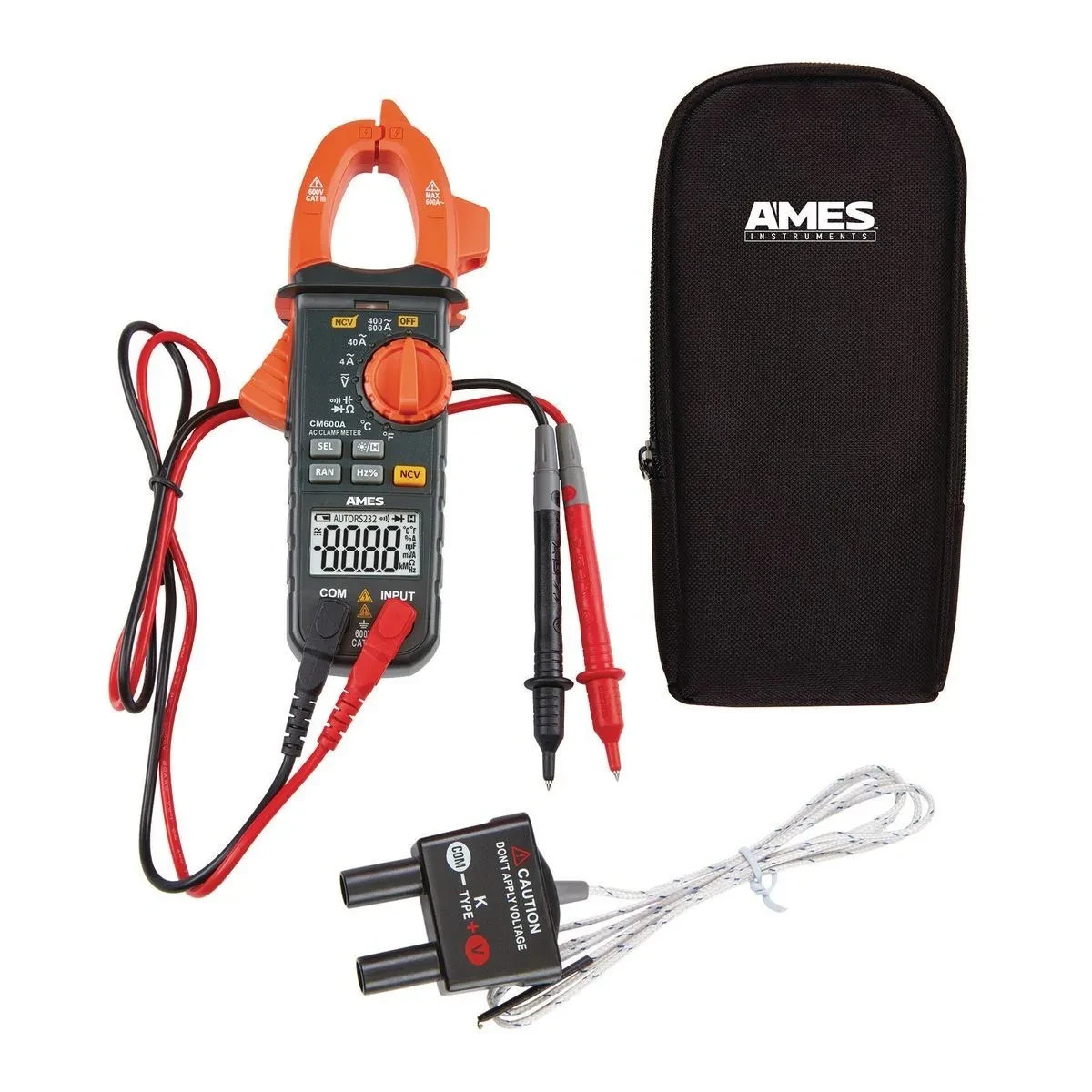AMES INSTRUMENTS CM600A 600A AC Clamp Meter – Digital Multimeter – Tested & Work