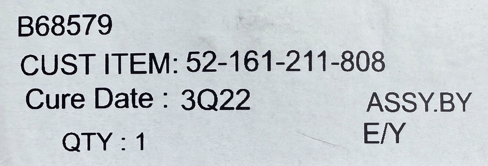Bell & Gossett / Xylem Mechanical Seal Kit 52-161-211-808A