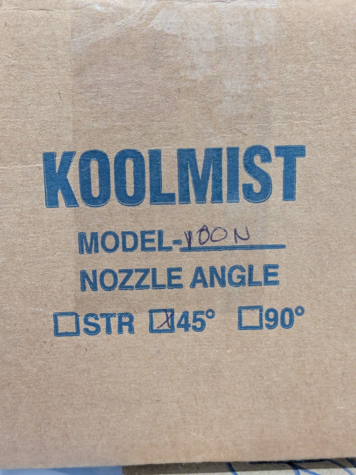Kool Mist Tank Mist Coolant System: 1.00 gal, SS, 1.000 Outlet 100 N-45 DEG
